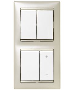 Legrand Valena Classic перемикач двоклавішний 10АХ 250 автоматичні клеми білий, фото  | SNABZHENIE.com.ua