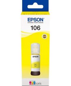 Контейнер з чорнилом Epson 106 EcoTank L7160/L7180 yellow, фото  | SNABZHENIE.com.ua