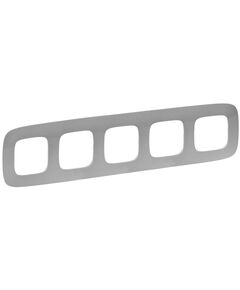 Legrand Рамка Valena Allure[5 пости, алюміній], фото  | SNABZHENIE.com.ua