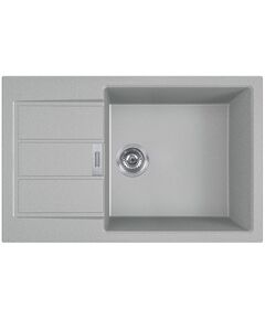 Мийка кухонна Franke Sirius, тектонайт, прямокутник, з крилом, 780х500х200мм, чаша - 1, накладна, S2D 611-78 XL , сірий, фото  | SNABZHENIE.com.ua