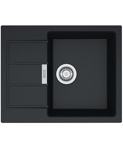 Мийка кухонна Franke Sirius, тектонайт, прямокутник, з крилом, 620х500х200мм, чаша - 1, накладна, SD2 611-62, чорний, фото  | SNABZHENIE.com.ua