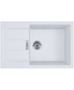 Мийка кухонна Franke Sirius, тектонайт, прямокутник, з крилом, 780х500х200мм, чаша - 1, накладна, S2D 611-78 XL , білий, фото  | SNABZHENIE.com.ua