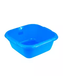 Таз пластмассовый квадратный 12 л, голубой, Elfe (92985E), фото  | SNABZHENIE.com.ua