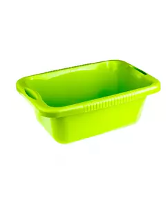 Таз пластмассовый прямоугольный 25л, зеленый , Elfe (92990E), фото  | SNABZHENIE.com.ua