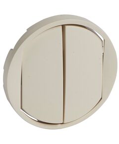 Legrand Celiane лицьова панель вимикача 1-полюсного / перемикача (2 клав.), фото  | SNABZHENIE.com.ua