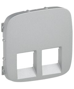 Legrand Valena IN'MATIC/ALLURE лицьова панель подвійної розетки, фото  | SNABZHENIE.com.ua