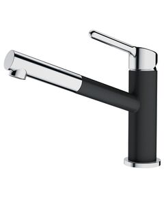 Змішувач для кухні Franke Orbit, довж.виливу - 225мм, витяжний, 1важіль, хром-онікс, фото  | SNABZHENIE.com.ua