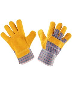 Рабочие рукавички жёлтые, спилок, размер 10.5, артикул 97-650, фото  | SNABZHENIE.com.ua