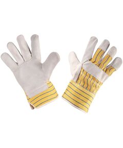 Рукавички робочі, сірий спилок, розмір 10.5, фото  | SNABZHENIE.com.ua