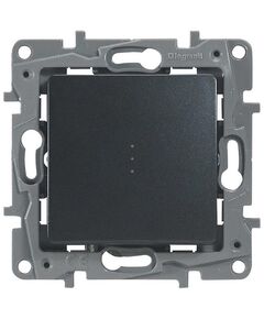 Legrand Перемикач з Підсвічуванням Антрацит "Etika", фото  | SNABZHENIE.com.ua