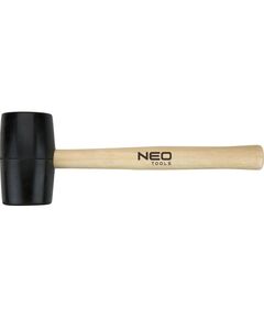 Киянка гумова 72 мм, 900 г, дерев'яна рукоятка NEO 25-063, фото  | SNABZHENIE.com.ua