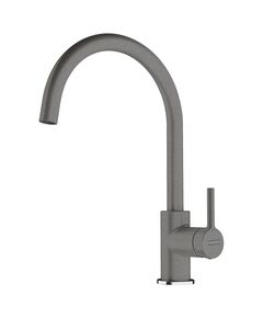 Змішувач для кухні Franke Lina, довж.виливу - 220мм, поворотний, 1важіль, сірий камінь, фото  | SNABZHENIE.com.ua