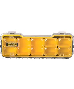 Органайзер STANLEY Fatmax Pro, 8 отсеков, прозрачная крышка, 43 см, фото  | SNABZHENIE.com.ua