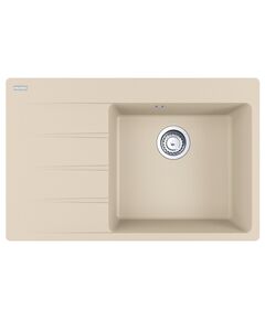 Мийка кухонна Franke Centro, фраграніт, прямокутник, з крилом, 780х500х200мм, чаша - 1, накладна, CNG 611-78 TL , бежевий, фото  | SNABZHENIE.com.ua