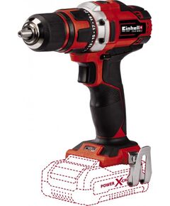 Einhell Шуруповерт-дриль TE-CD 18/40 Li-Solo, PXC, акум., ШЗП, 40Нм, 400/1500 об/хв, 1.25кг, (без АКБ та ЗП), фото  | SNABZHENIE.com.ua