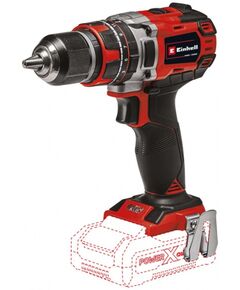 Einhell Шуруповерт-дриль ударний TP-CD 18/50 Li-i BL-Solo, PXC, акум., ШЗП, 50Нм, 500/1800 об/хв, 1.19кг, (без АКБ та ЗП), фото  | SNABZHENIE.com.ua