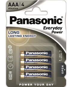 Батарейка Panasonic EVERYDAY POWER лужна AAА блістер, 4 шт., фото  | SNABZHENIE.com.ua