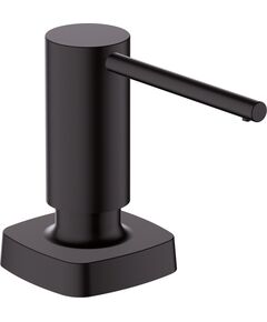Дозатор для мийних засобів Hansgrohe A71, 500мл, чорний матовий, фото  | SNABZHENIE.com.ua