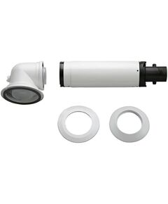 Комплект коаксіальний Bosch FC-Set80-C13x горизонтальний для конденсаційних котлів, довжина 335-530 мм, діаметр 80/125 мм, фото  | SNABZHENIE.com.ua