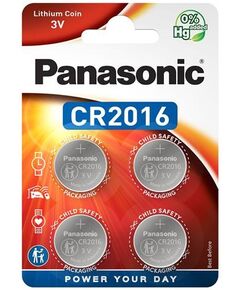 Батарейка Panasonic літієва CR2016 блістер, 4 шт., фото  | SNABZHENIE.com.ua