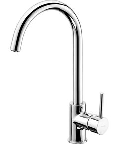 Змішувач для кухні Deante Low pressure,  довж.виливу - 183мм, поворотний, 1важіль, 3-е підкл., хром, фото  | SNABZHENIE.com.ua
