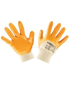 Рукавички рабочие хлопковые с нитриловым покрытием 4111X, размер 9, фото  | SNABZHENIE.com.ua