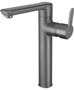 Змішувач для раковини Deante Arnika,  довж. виливу - 172мм, поворотний, 1важіль, титан, фото  | SNABZHENIE.com.ua