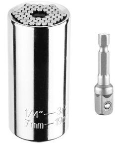 Головка універсальна 7-19 мм, 1/4-3/4 GRAPHITE, фото  | SNABZHENIE.com.ua