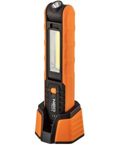 Акумуляторная лампа 500 лм COB с базой и зарядным устройством 99-065, фото  | SNABZHENIE.com.ua