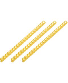 Пластикові пружини 2E для біндерів, 10мм, жовті, 100шт, фото  | SNABZHENIE.com.ua