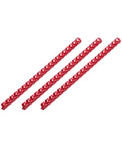 Пластикові пружини 2E для біндерів, 16мм, червоні, 100шт, фото  | SNABZHENIE.com.ua