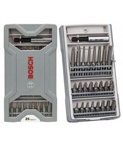 Bosch Набір біт Mini X-Line Extra Hard, з універсальним магнітним тримачем, 25 шт., фото  | SNABZHENIE.com.ua