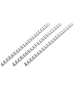 Пластикові пружини 2E для біндерів, 19мм, світло-сірі, 100шт, фото  | SNABZHENIE.com.ua