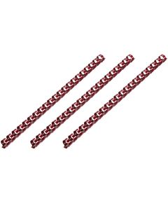 Пластикові пружини 2E для біндерів, 22мм, темно-бордові, 50шт, фото  | SNABZHENIE.com.ua