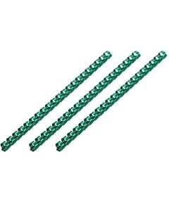 Пластикові пружини 2E для біндерів, 22мм, зелені, 50шт, фото  | SNABZHENIE.com.ua