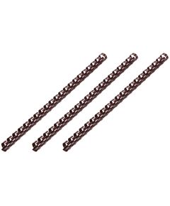 Пластикові пружини 2E для біндерів, 22мм, шоколад, 50шт, фото  | SNABZHENIE.com.ua