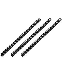 Пластикові пружини 2E для біндерів, 38мм, чорні, 50шт, фото  | SNABZHENIE.com.ua