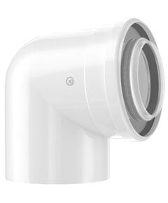 Відведення коаксіальне Bosch FC-CE60-87 на 87&deg; для конденсаційних котлів, діаметр 60/100 мм, фото  | SNABZHENIE.com.ua