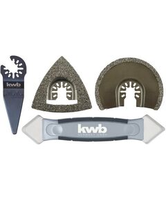 Einhell Набір насадок для реноватора 4 шт, для плитки, KWB 708750, фото  | SNABZHENIE.com.ua