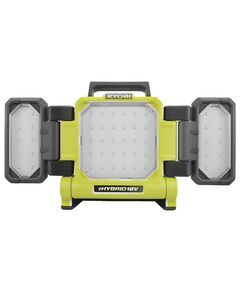 Ryobi Прожектор гібридний панельний ONE+ RLPH18-0 18В/220В Hybrid 3 LED панелі 3000лм 3 режими яскравості (без АКБ та ЗП), фото  | SNABZHENIE.com.ua