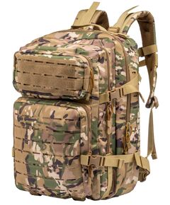 Рюкзак тактичний 2Е, 45L, Laser Cut, камуфляж, фото  | SNABZHENIE.com.ua