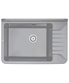 Мийка кухонна Deante Garden, полістирол, прямокут., без крила, 505х350х252мм, чаша - 1, до стіни, сірий, фото  | SNABZHENIE.com.ua