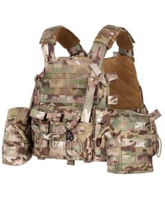 Плитоноска 2Е, Тип 1, з кишенями для бічного захисту і підсумками, Молле, камуфляж, фото  | SNABZHENIE.com.ua