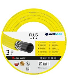 Cellfast Шланг садовий PLUS 1/2', 25м, 3-х шаровий, до 25 Бар, -20…+60°C, фото  | SNABZHENIE.com.ua