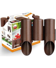 Палисад для огорода CELLFAST MAXI 2,1 м коричневый, фото  | SNABZHENIE.com.ua