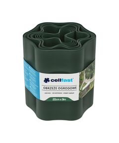 Бордюр газонний хвилястий темно-зелений 20 см x 9 м CELLFAST 30-023H, фото  | SNABZHENIE.com.ua