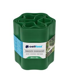 Бордюр газонный волнистый зеленый 20 см x 9 м CELLFAST 30-003H, фото  | SNABZHENIE.com.ua