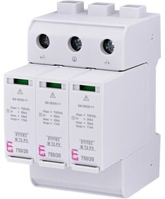 ETI Обмежувач перенапруги ETITEC M T2 PV 1500/20 Y, фото  | SNABZHENIE.com.ua