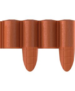 Cellfast Газонна огорожа 4 ECO, 10 секцій по 240 мм, 2.4м, цегляний, фото  | SNABZHENIE.com.ua