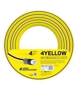Cellfast Шланг садовий 4YELLOW 3/4" 20м, 4 шари, до 20 Бар, -10…+50°C, фото  | SNABZHENIE.com.ua